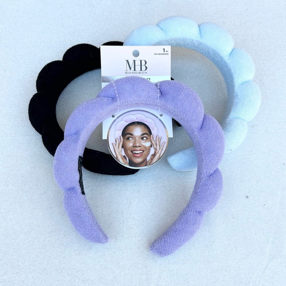 Spa Headbands - 3 Pack